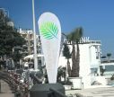 Classic Beach Flag Drop L - Material za tisk: Poliester 115 g/m2 - W2P