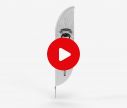 Classic Beach Flag Bend M