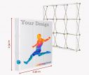 Tkaninski zaslon Hop-Up M / 3x3 - Window2Print