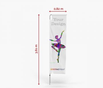 Alu Beach Flag Quadratic M | Window2Print