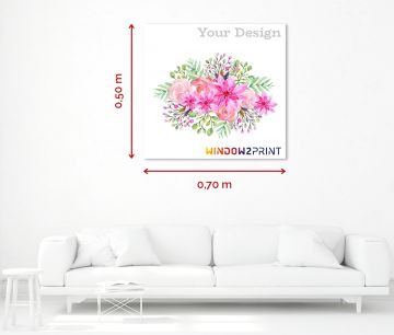 Tiski na platnu 70 x 50 ❖ Window2Print