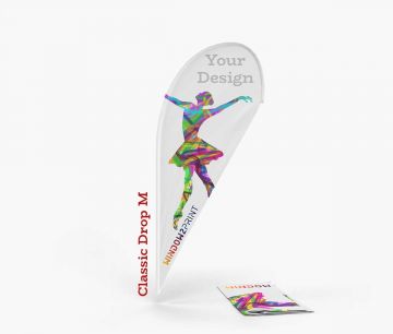 Classic Beach Flag Drop M - izpis -  Window2Print