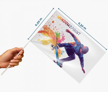 Zastavice na palici - Fan Zone | Window2Print