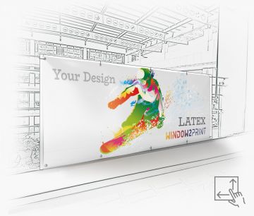 Lateks tiskanje transparentov - PVC banner po meri | Window2Print