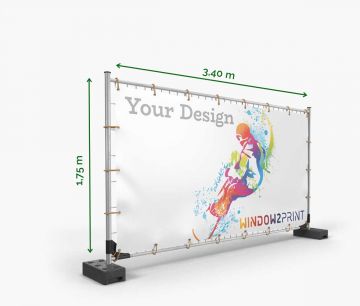 Pvc transparent 340 x 175 cm - Window2Print