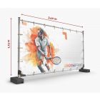 Mrežni banner za ograjo 340 x 173 cm - Fan Zone - Window2Print